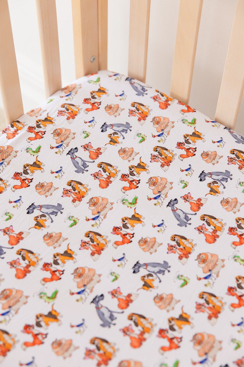 Best of Friends Crib Sheet - scoots