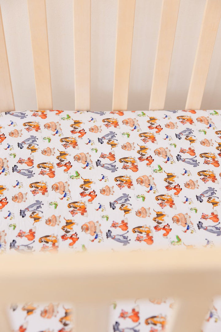 Best of Friends Crib Sheet - scoots