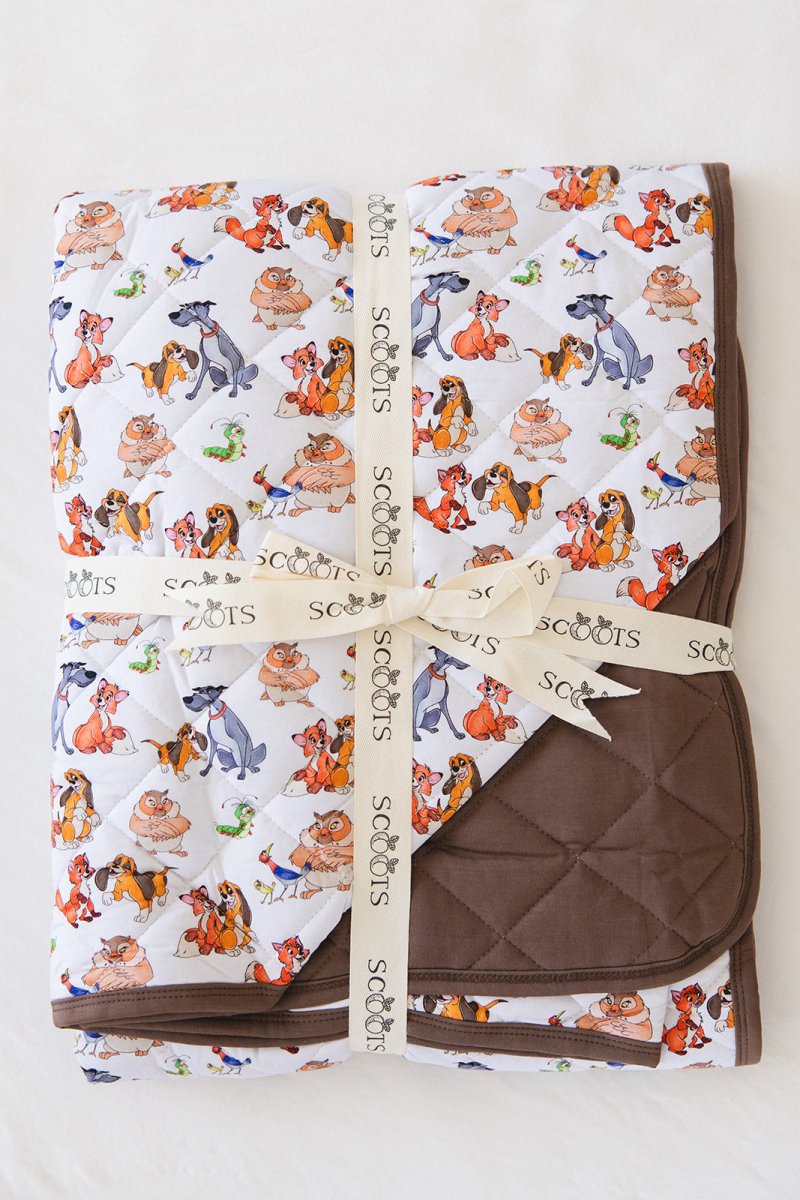 Best of Friends Quilted Blanket - scoots