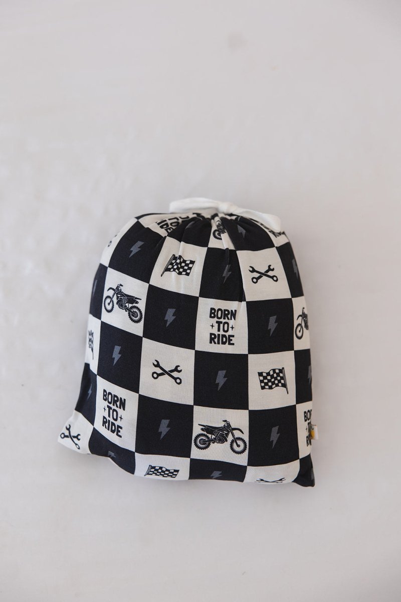 Born to Ride Crib Sheet - scoots