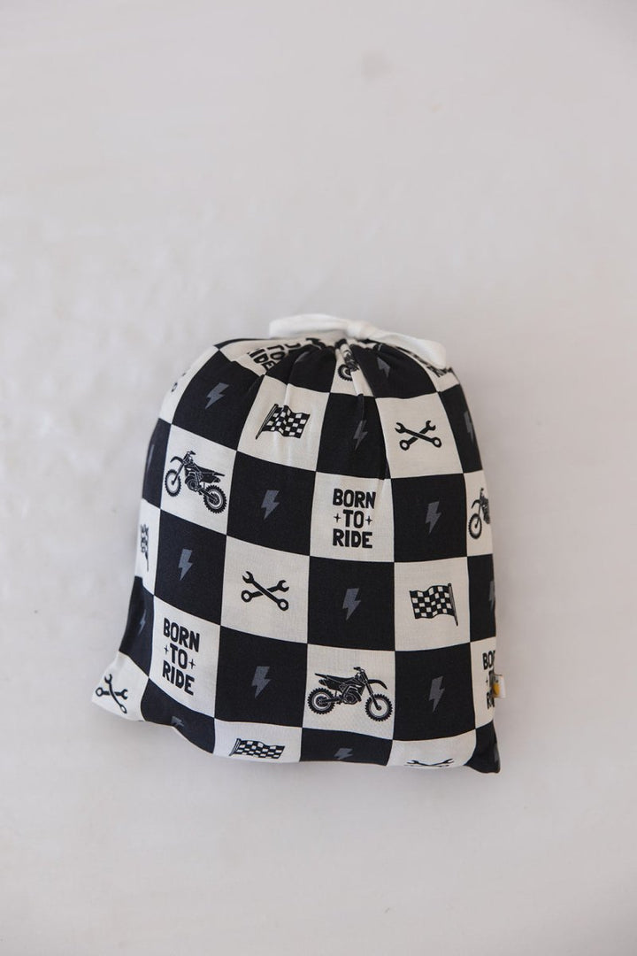 Born to Ride Crib Sheet - scoots