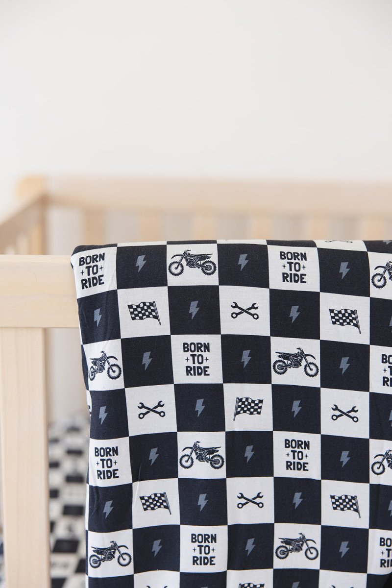 Born to Ride Plush Blanket - scoots