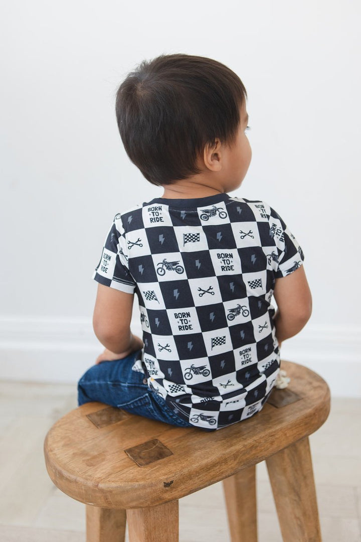 Born to Ride Pocket Tee - scoots
