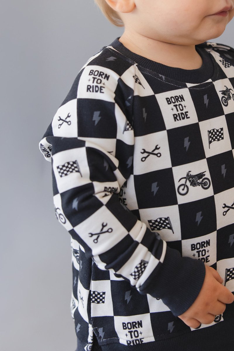 Born to Ride Terry Sweater - scoots