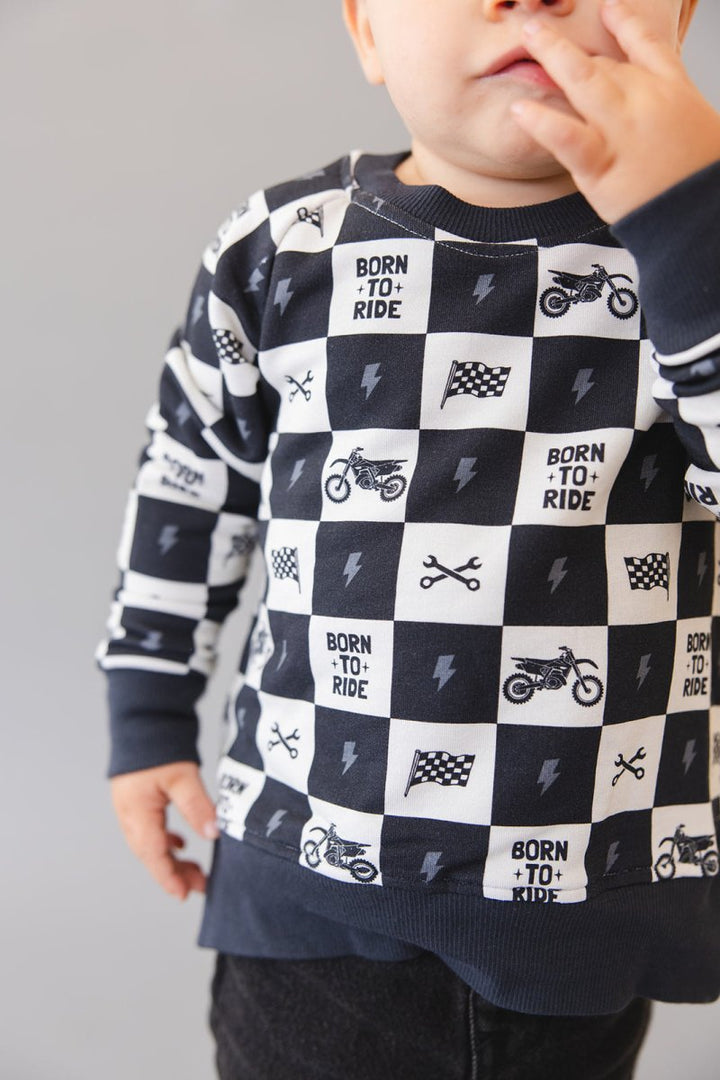 Born to Ride Terry Sweater - scoots