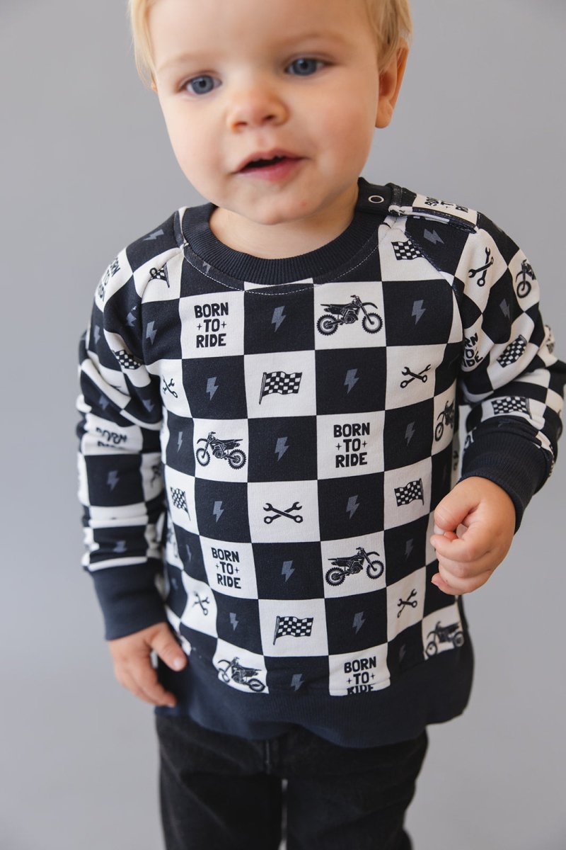 Born to Ride Terry Sweater - scoots