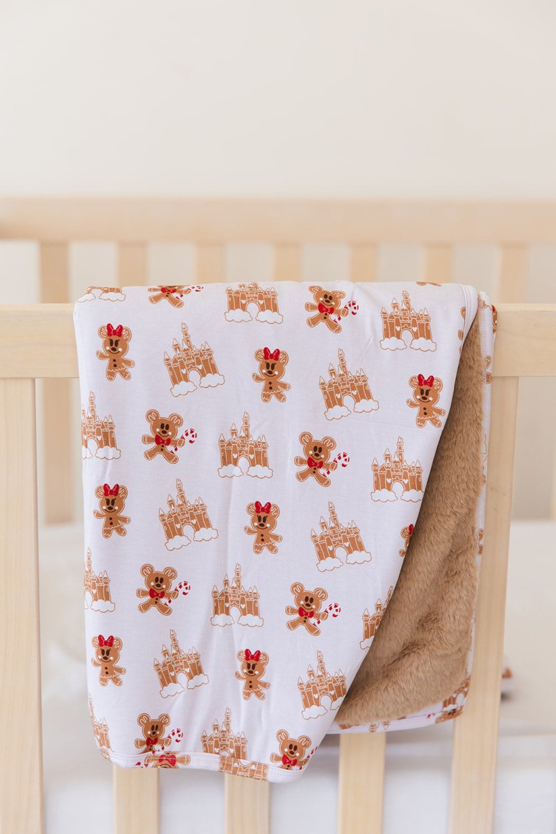 Ginger Snap Plush Blanket - scoots