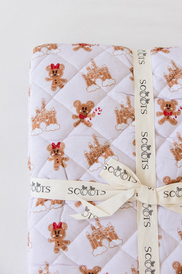 Ginger Snap Quilted Blanket - scoots
