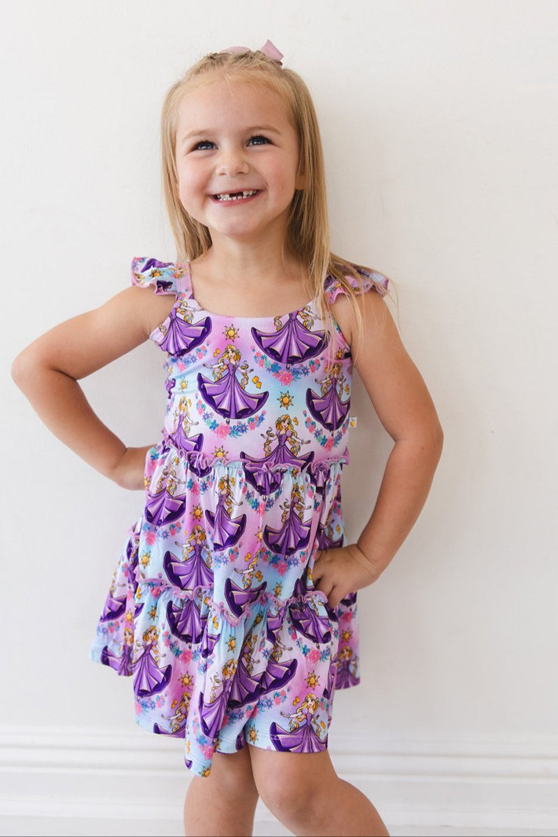 Gleam Flutter Dress (With Shorts) - scoots