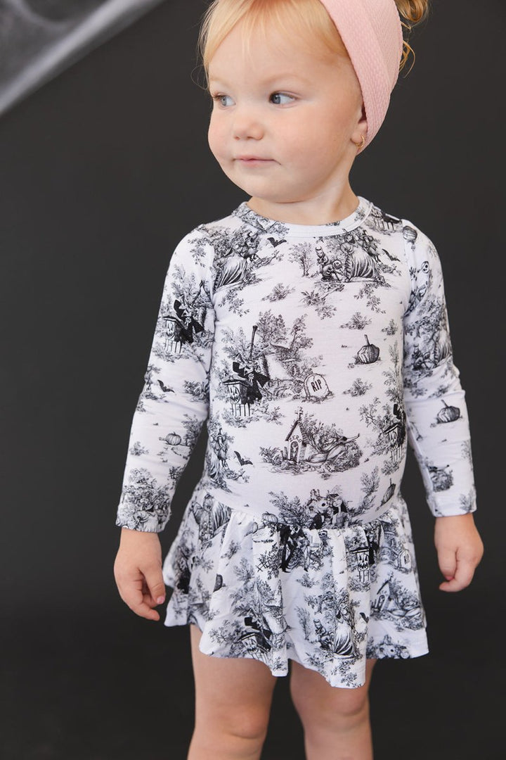 Halloween Town Twirl Bodysuit Dress - scoots