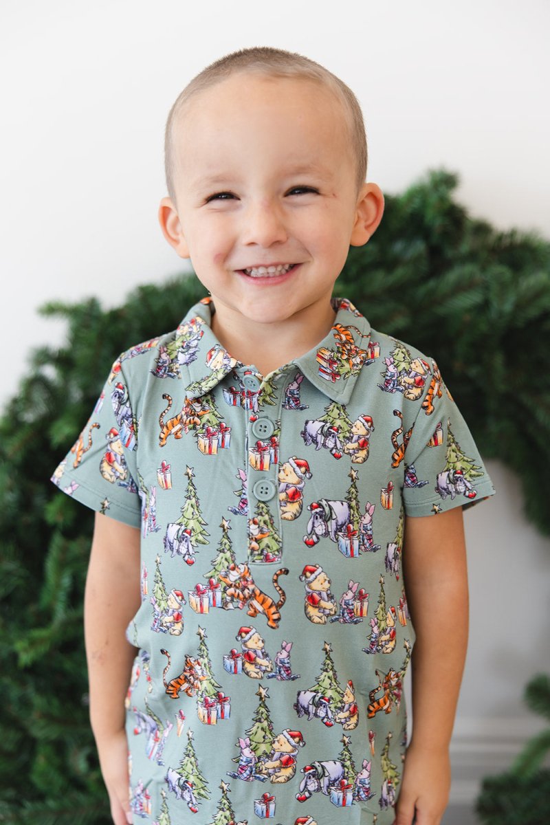 Holly Jolly Hunny Polo Tee - scoots