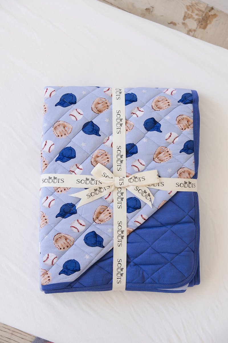 Home Run (B) Quilted Blanket - scoots
