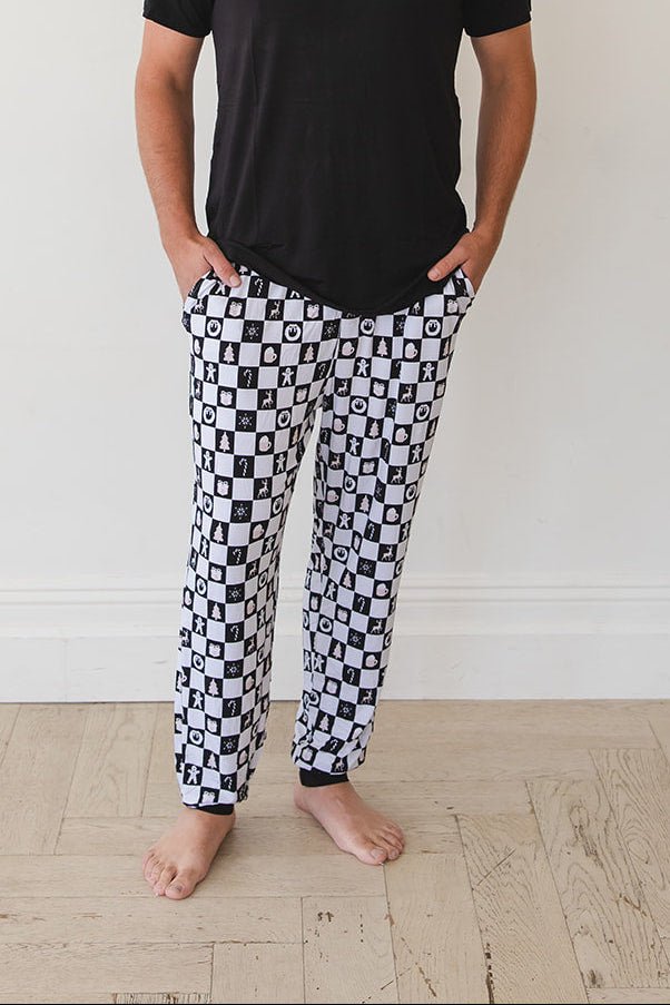 Midnight Mistletoe Men's Pajama Pants - scoots