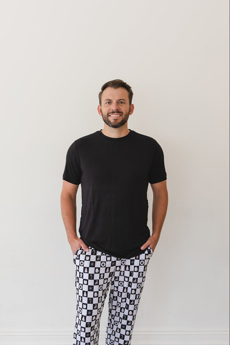 Midnight Mistletoe Men's Top - scoots