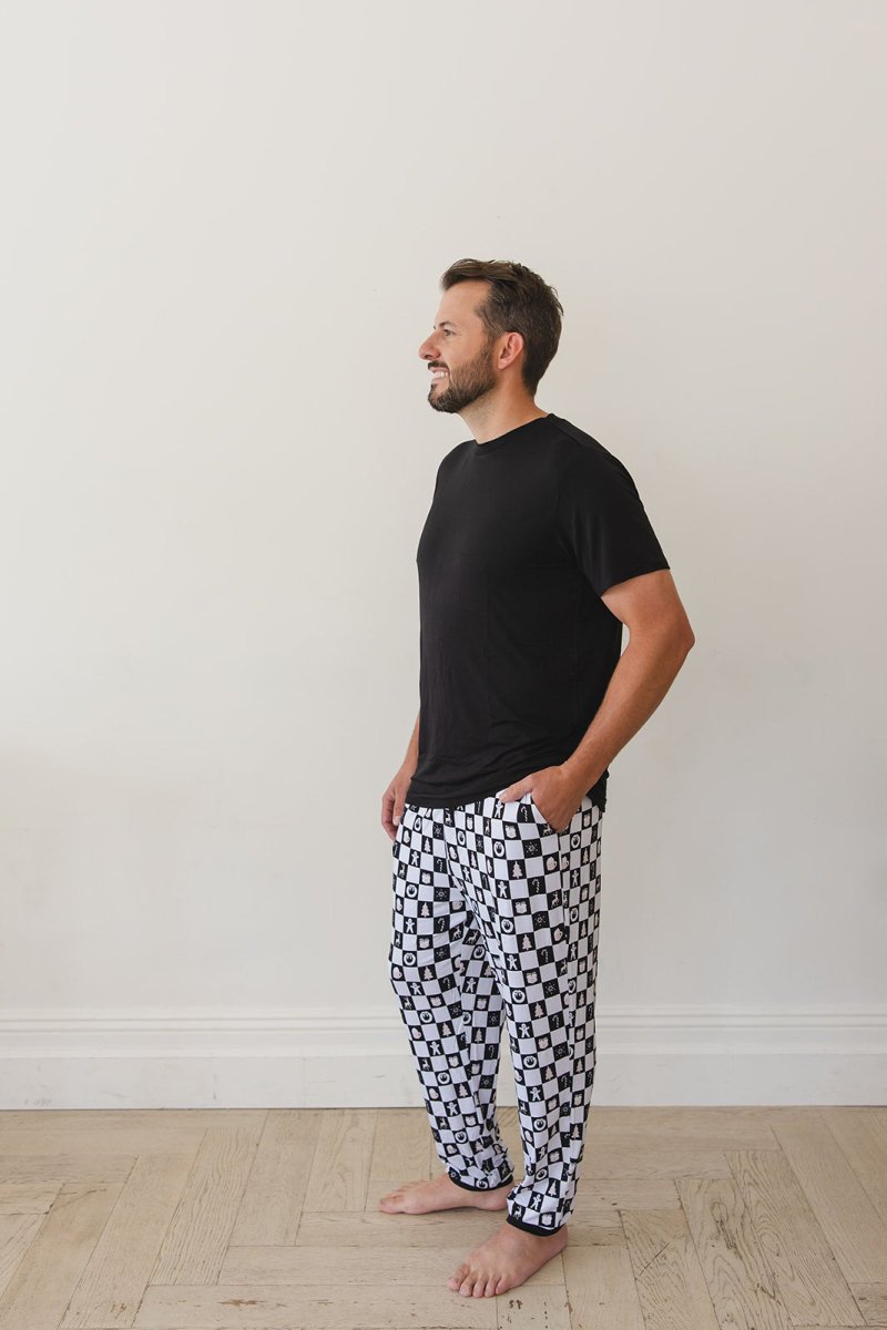 Midnight Mistletoe Men's Top - scoots