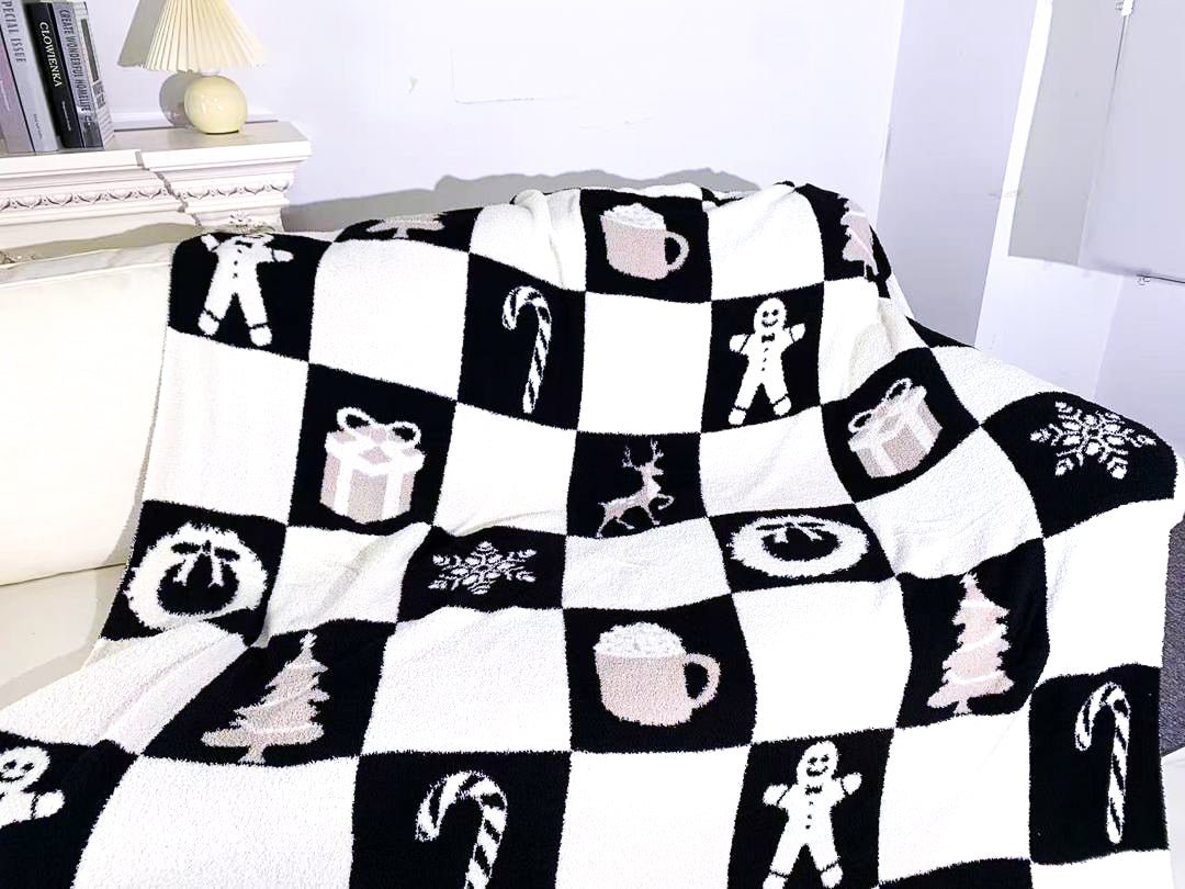 Midnight Mistletoe Snuggle Blanket - scoots