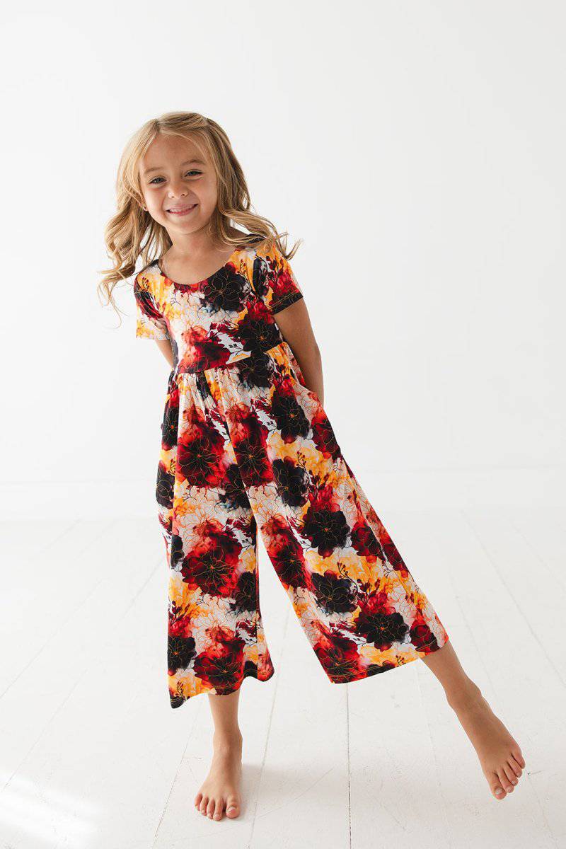 Midnight Wide Leg Romper - scoots