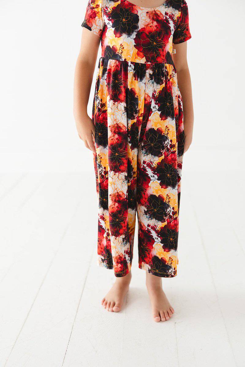 Midnight Wide Leg Romper - scoots