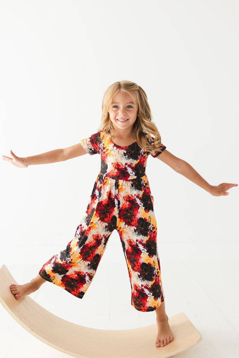 Midnight Wide Leg Romper - scoots