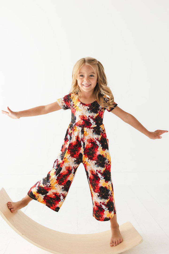 Midnight Wide Leg Romper - scoots