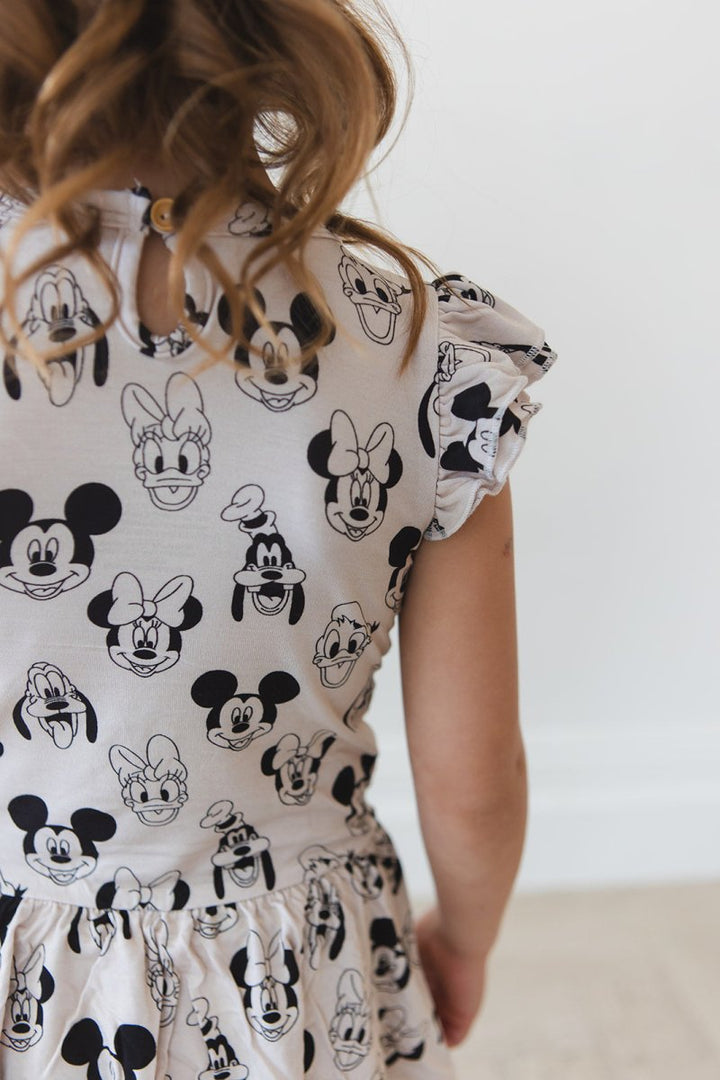 Mouse Mates Twirl Bodysuit Dress - scoots