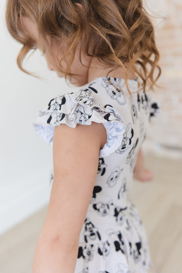 Mouse Mates Twirl Bodysuit Dress - scoots