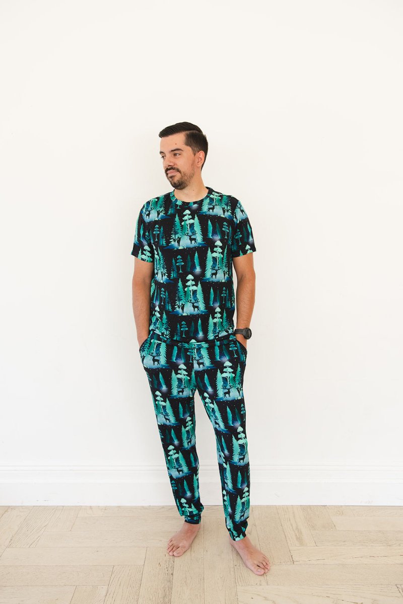 Northern Lights Dad Pajamas - scoots