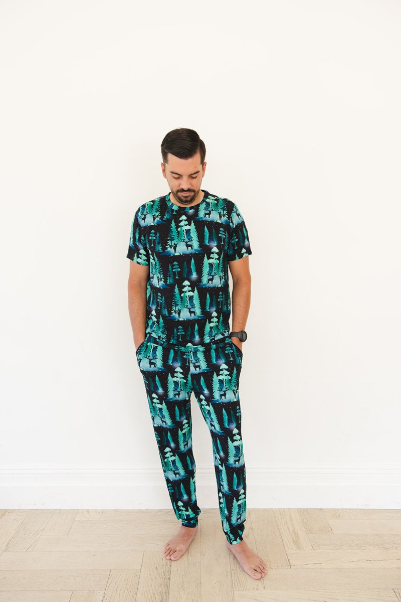 Northern Lights Dad Pajamas - scoots