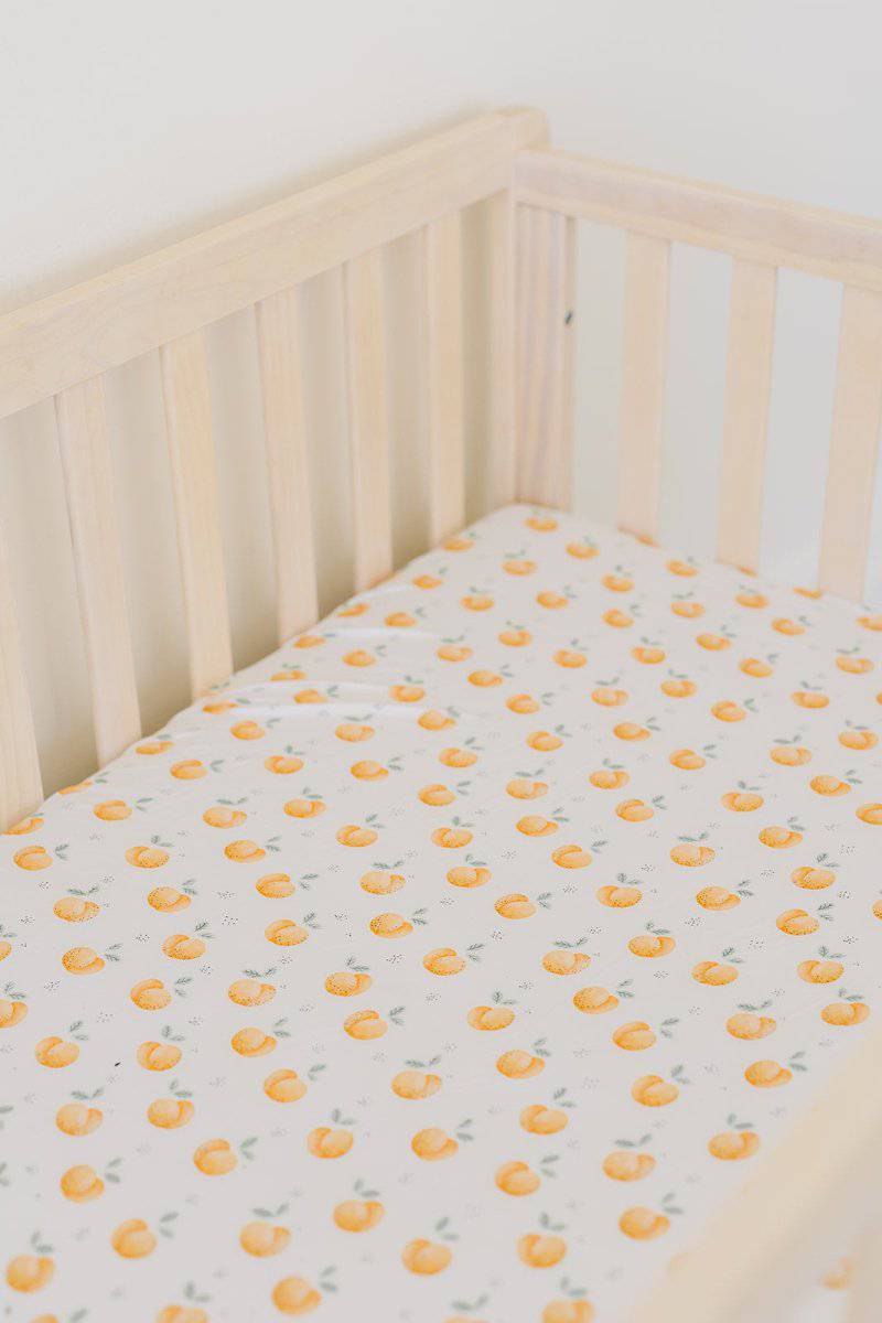 Peachy Crib Sheet - scoots