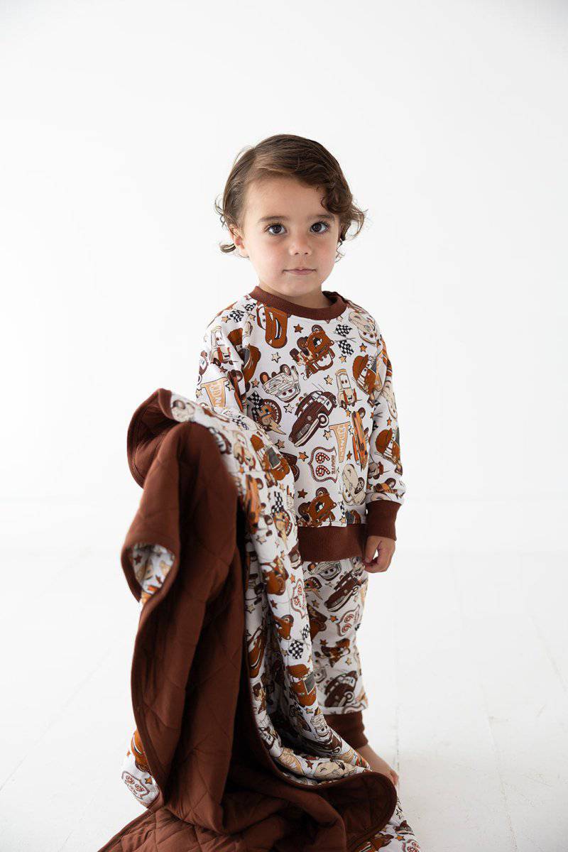 PREORDER Route 66 Quilted Blanket (Twin) - scoots