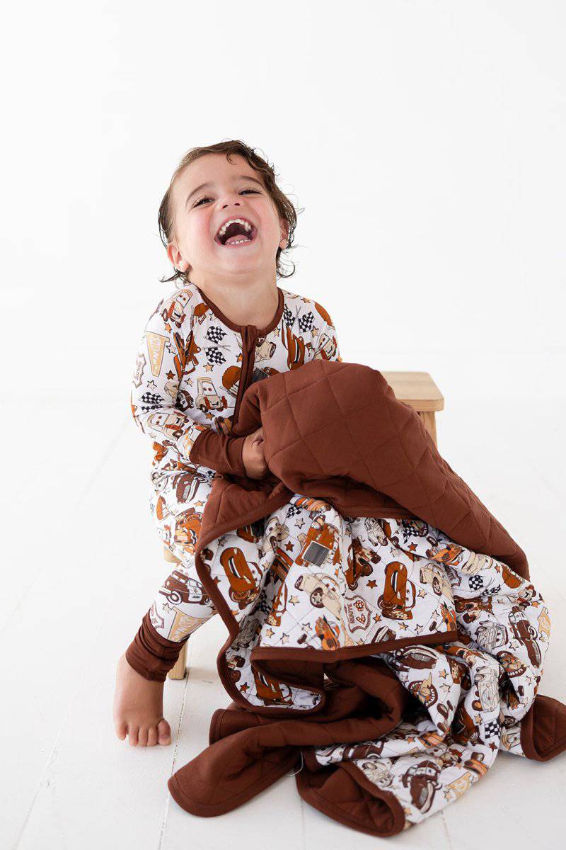 PREORDER Route 66 Quilted Blanket (Twin) - scoots