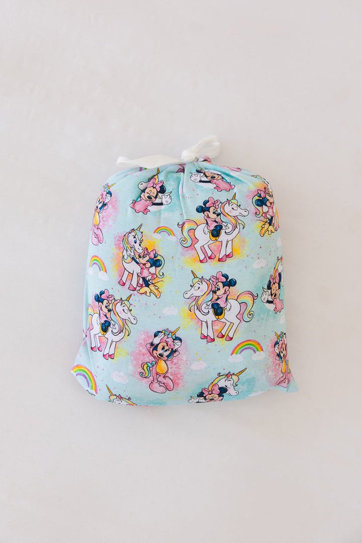 Rainbow Sky Crib Sheet - scoots