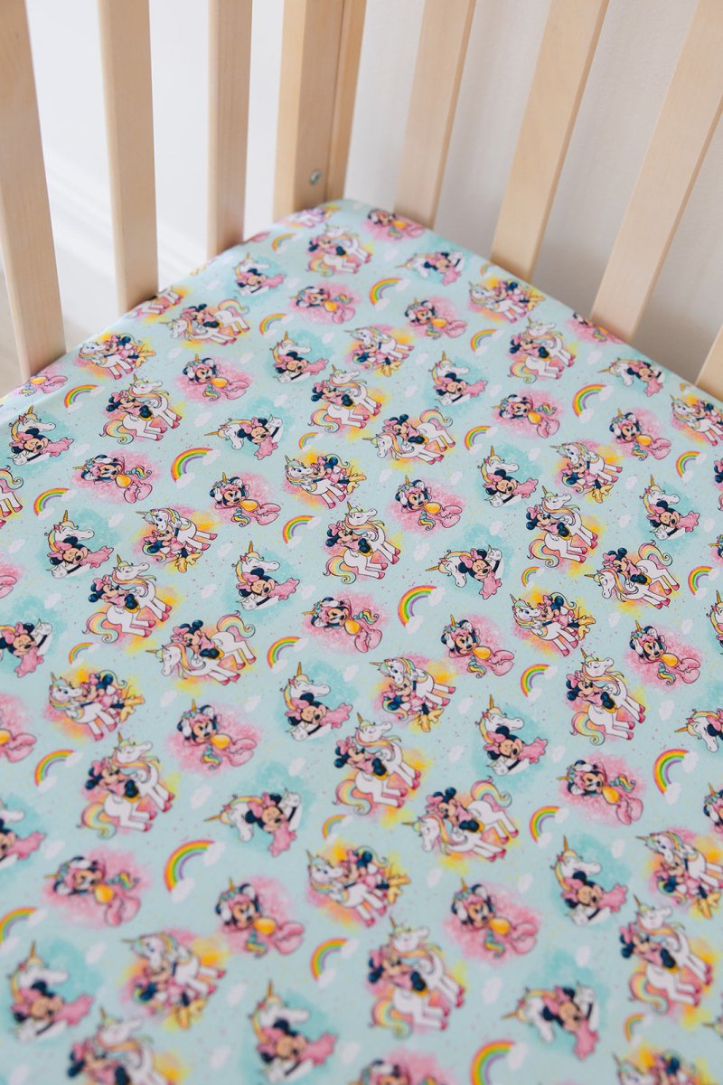 Rainbow Sky Crib Sheet - scoots