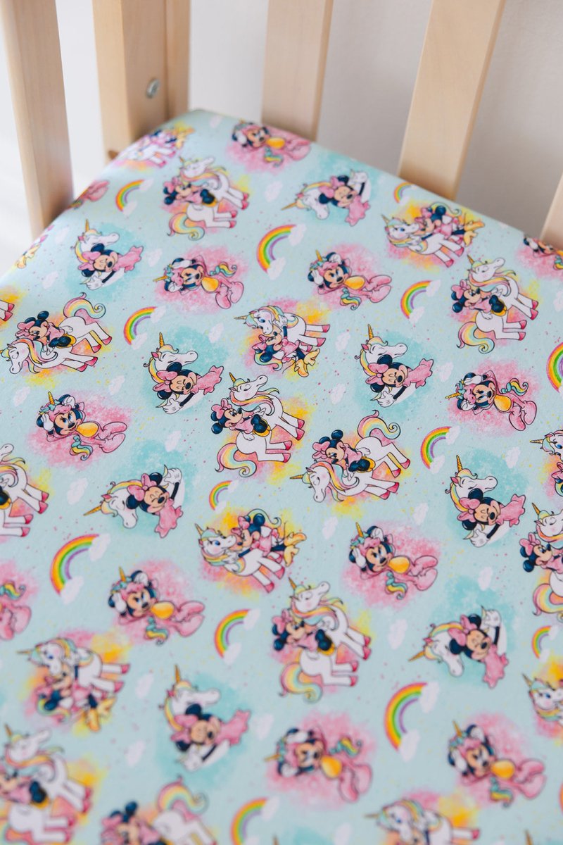 Rainbow Sky Crib Sheet - scoots