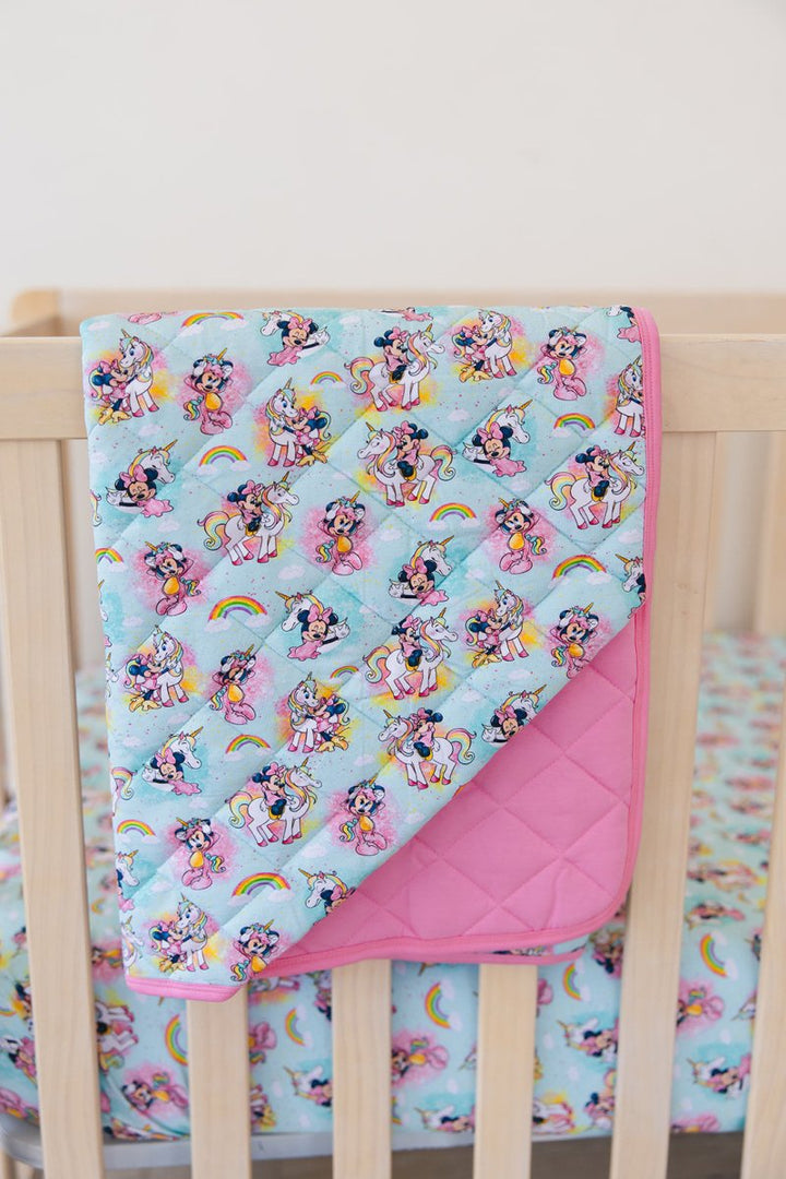 Rainbow Sky Quilted Blanket - scoots