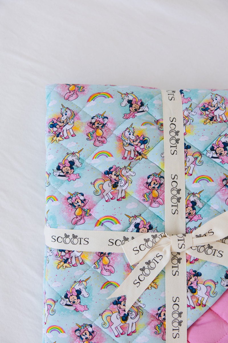 Rainbow Sky Quilted Blanket - scoots