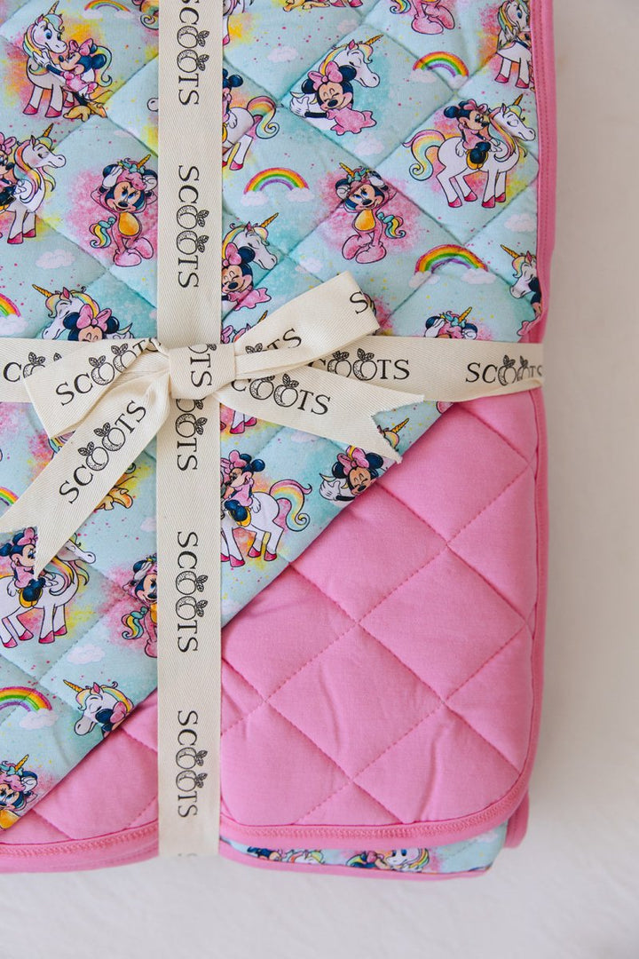 Rainbow Sky Quilted Blanket - scoots