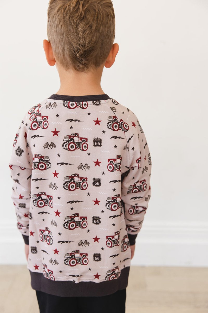 Revved Up Terry Sweater - scoots