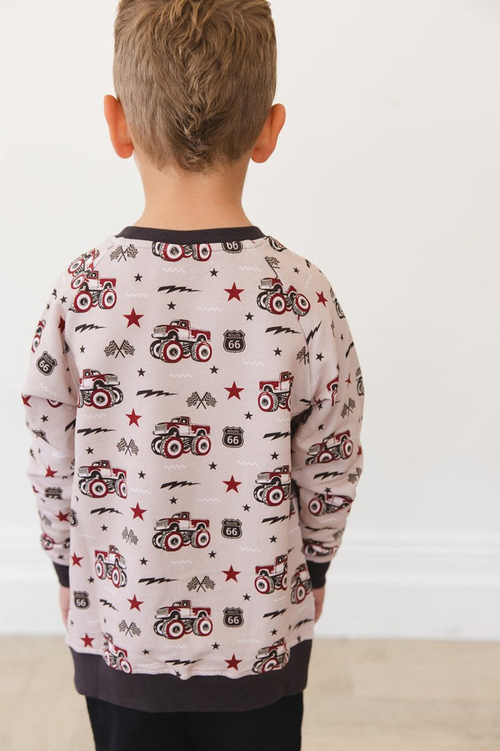 Revved Up Terry Sweater - scoots