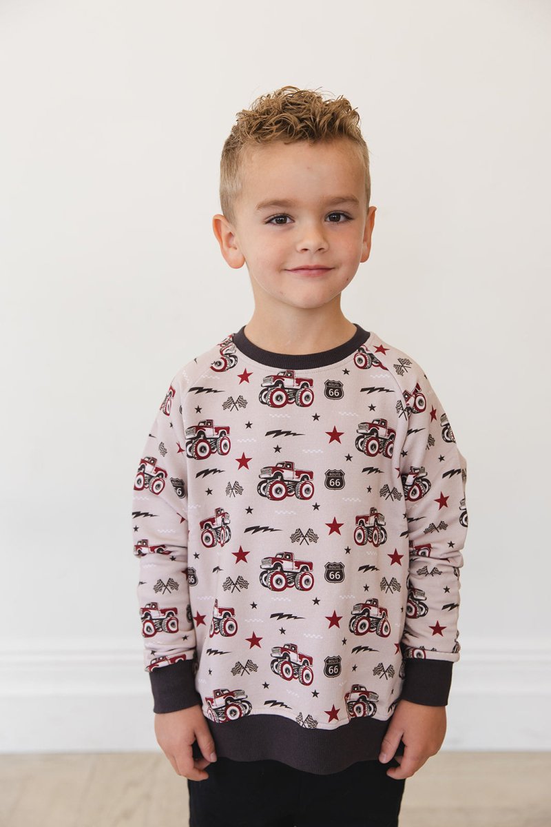 Revved Up Terry Sweater - scoots