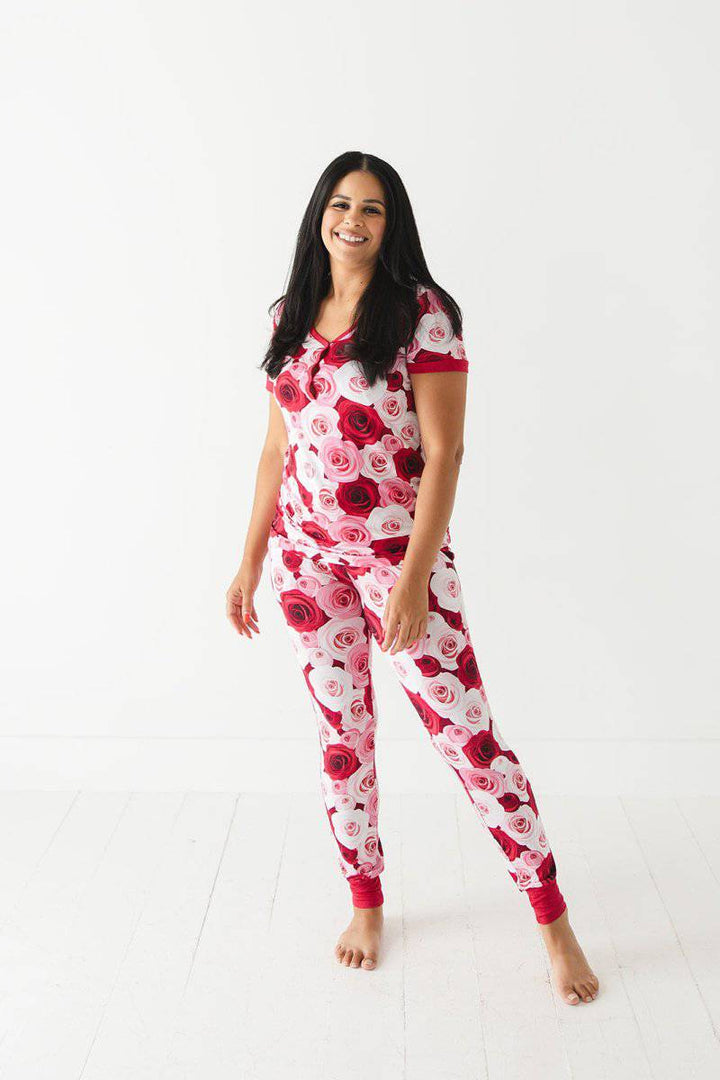 Roses Are Red Mama Jammies - scoots