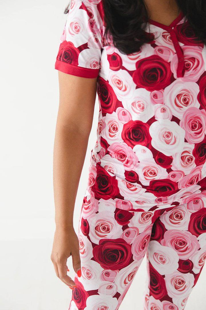 Roses Are Red Mama Jammies - scoots