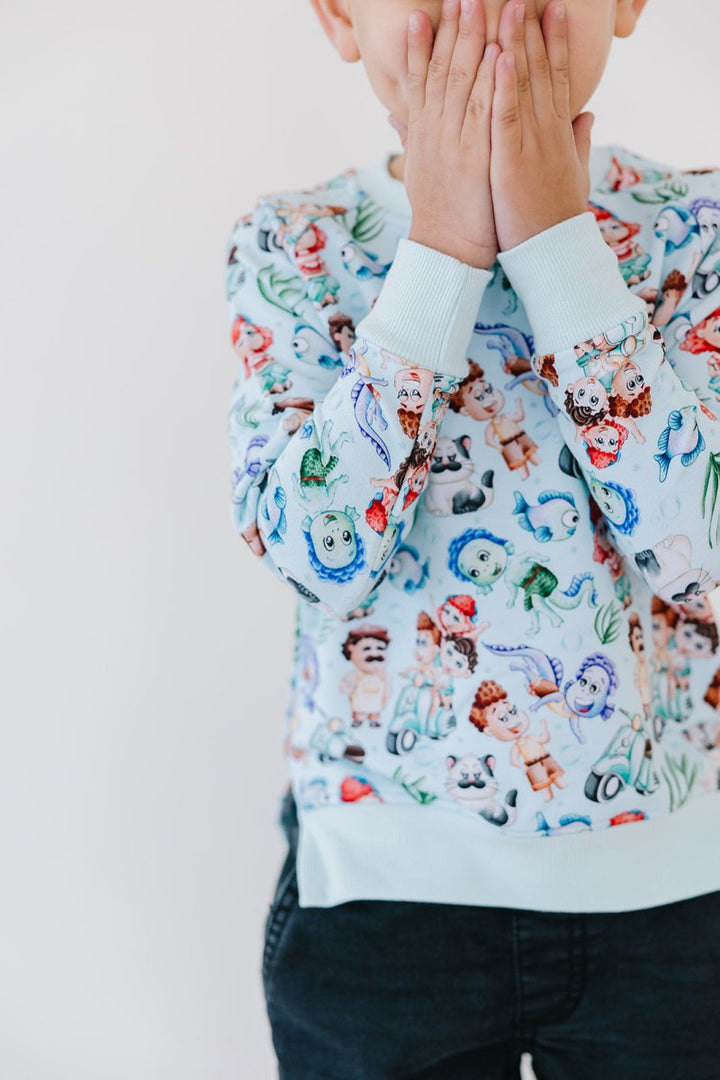 Sea Monsters Terry Sweater - scoots