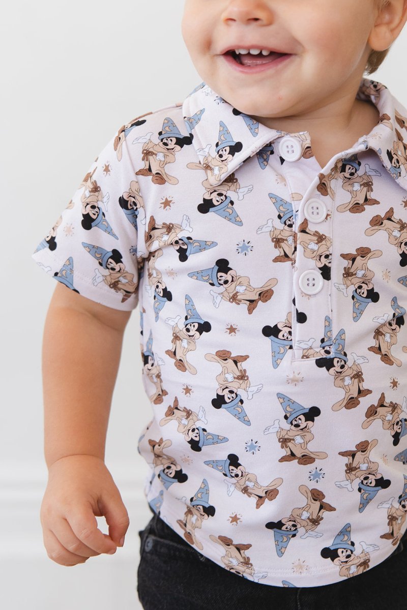 Sorcerers Apprentice Polo Tee (RUNS SMALL - READ DESCRIPTION) - scoots