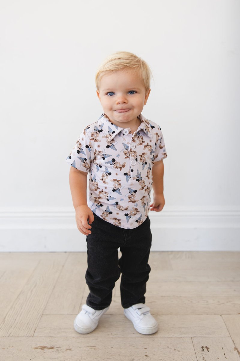 Sorcerers Apprentice Polo Tee (RUNS SMALL - READ DESCRIPTION) - scoots