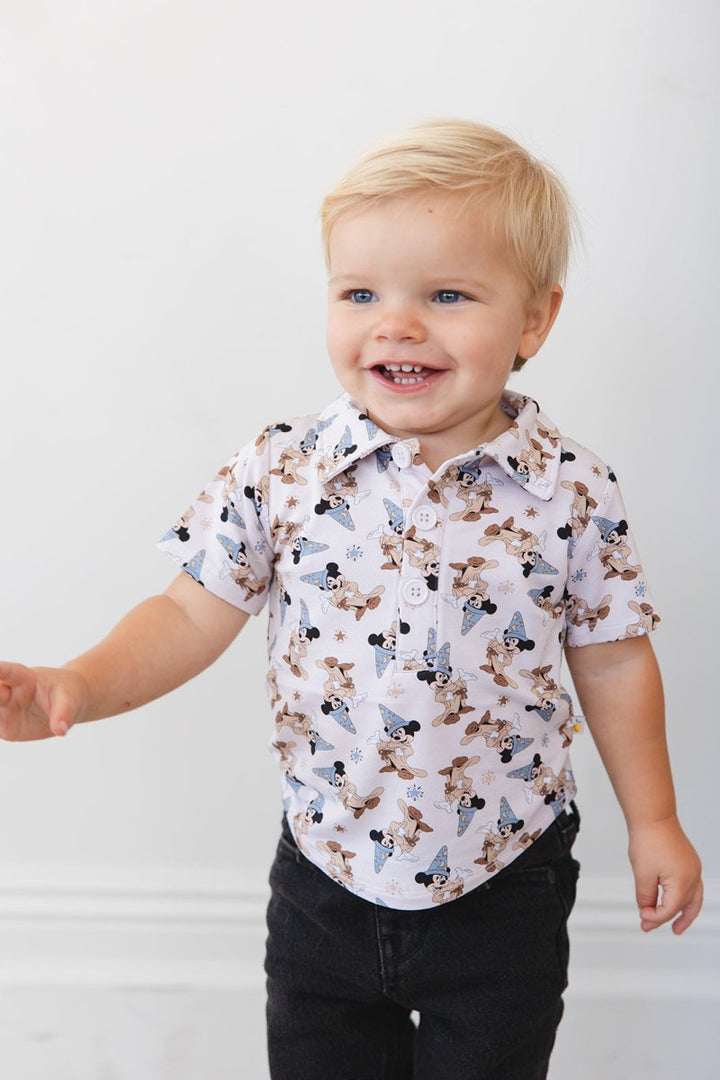 Sorcerers Apprentice Polo Tee (RUNS SMALL - READ DESCRIPTION) - scoots