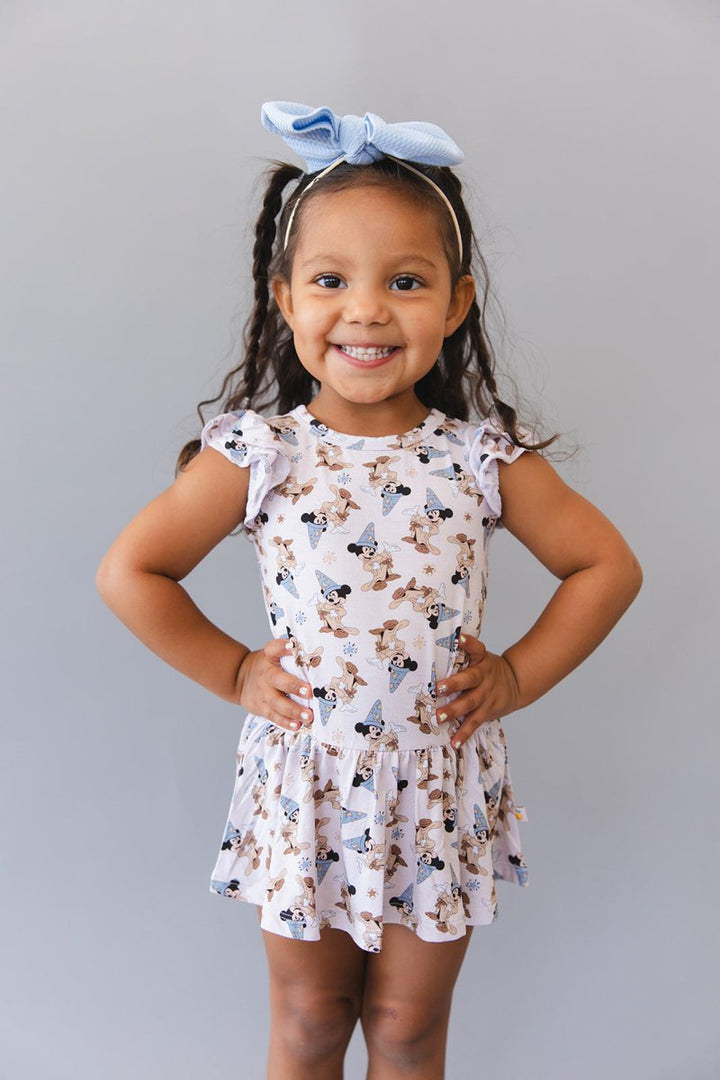 Sorcerers Apprentice Twirl Bodysuit Dress - scoots