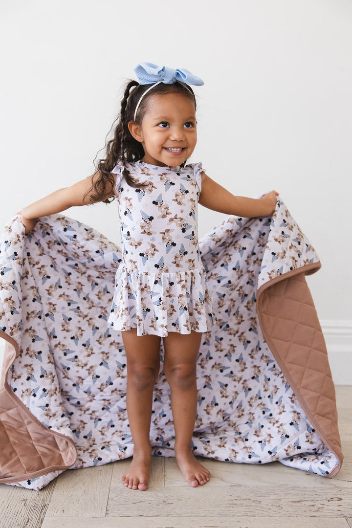 Sorcerers Apprentice Twirl Bodysuit Dress - scoots