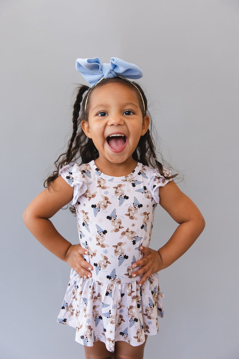 Sorcerers Apprentice Twirl Bodysuit Dress - scoots