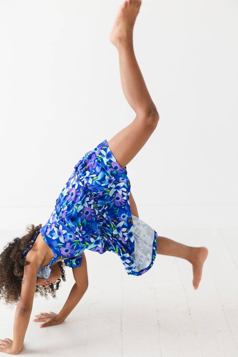 Violets Are Blue Flutter Dress - scoots